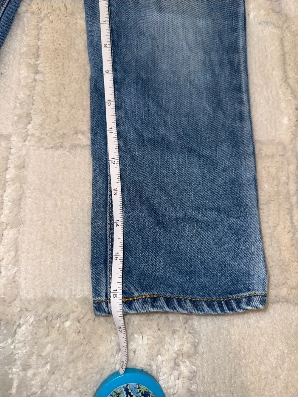 OshKosh B'gosh Boys Size 6 Light Blue Straight Jeans 100% Cotton